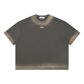 liquid chrome washed tee / OLIVE GREEN