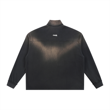 SUNFADE QUARTER ZIP / BLACK.