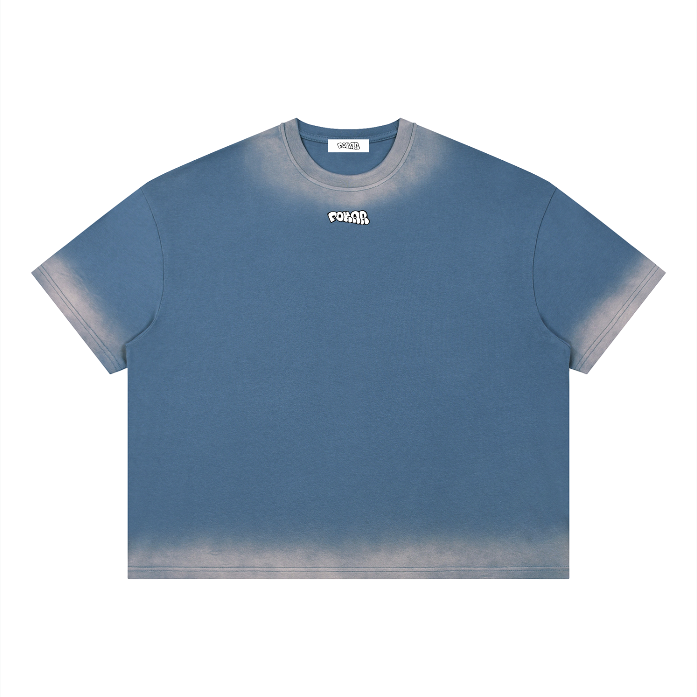 liquid chrome washed tee