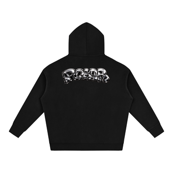 POKAR OVERSIZED HOODIE / BLACK.