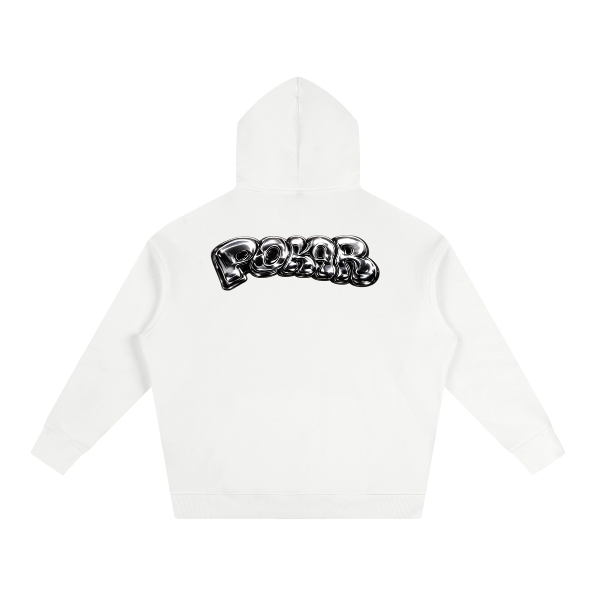 POKAR OVERSIZED HOODIE / WHITE.