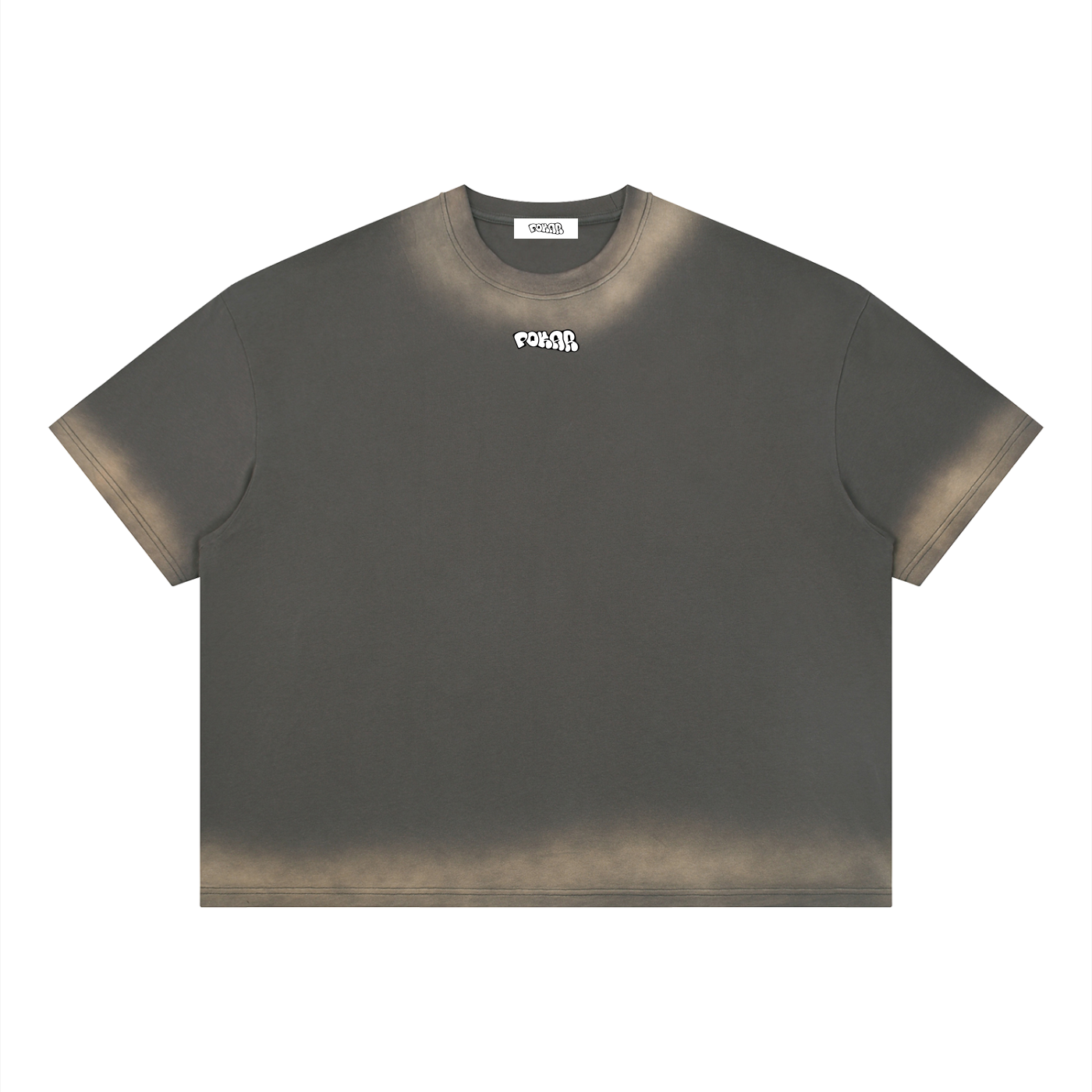 liquid chrome washed tee