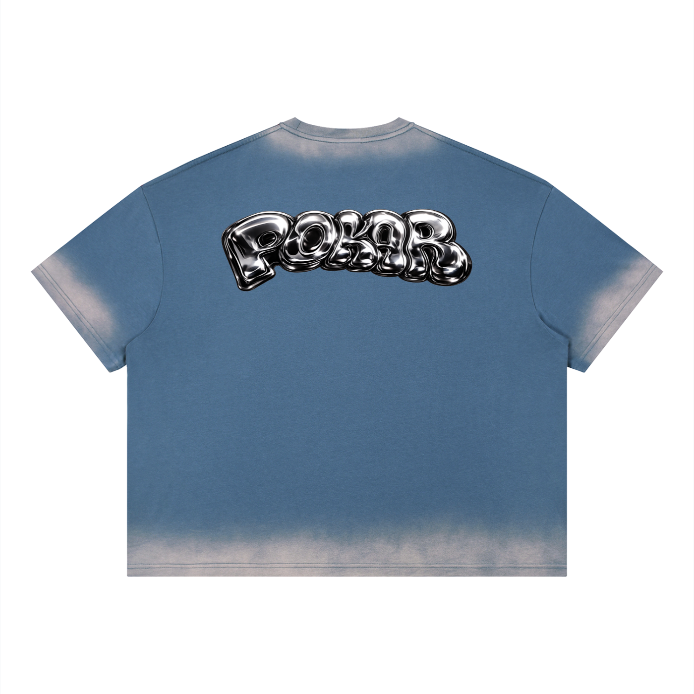 liquid chrome washed tee