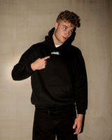 POKAR OVERSIZED HOODIE / BLACK.